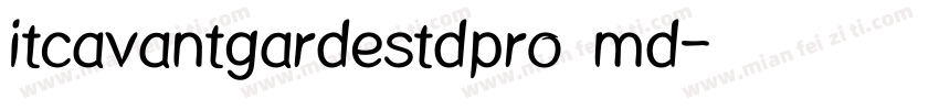 itcavantgardestdpro md字体转换